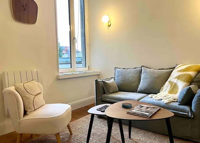 Apartamento Atelier Thermal, 2 Chambres, Lits Queen Size, Calme, By Tidhome *